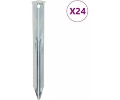 Palapinės kaiščiai, 24vnt., 17cm, skersmuo 20mm, plienas