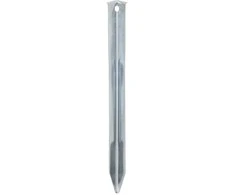 Palapinės kaiščiai, 24vnt., 22cm, skersmuo 20mm, plienas