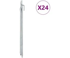 Palapinės kaiščiai, 24vnt., 29,5cm, skersmuo 20mm, V forma