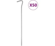 Palapinės kaiščiai, 50vnt., 23cm, skersmuo 5mm, plienas