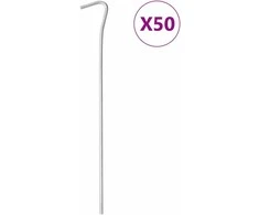 Palapinės kaiščiai, 50vnt., 23cm, skersmuo 4mm, plienas