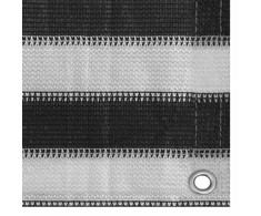 Palapinės kilimėlis, antracito ir baltas, 400x700cm, HDPE