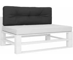 Paletės pagalvėlė, juodos spalvos, 120x40x12cm, audinys