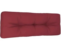 Paletės pagalvėlė, raudonojo vyno spalvos, 120x40x12cm, audinys