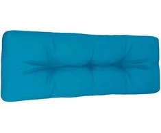 Paletės pagalvėlė, šviesiai mėlyna, 120x40x12cm, audinys