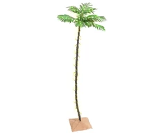 Palmė su 252 šiltomis baltomis LED lemputėmis, 400cm