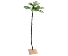 Palmė su 252 šiltomis baltomis LED lemputėmis, 400cm