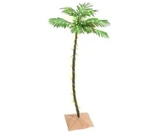 Palmė su 88 šiltomis baltomis LED lemputėmis, 150cm