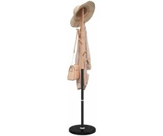 Paltų kabykla, juoda, 172cm, milteliniu būdu dengta geležis