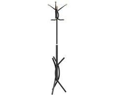 Paltų kabykla, juoda, 176cm, milteliniu būdu dengta geležis