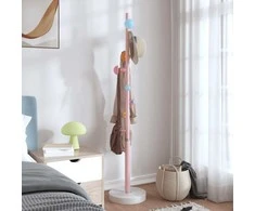 Paltų kabykla, rožinė, 172cm, milteliniu būdu dengta geležis