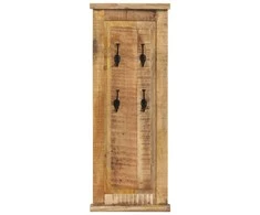 Paltų kabyklos, 2vnt., 38x100cm, mango medienos masyvas