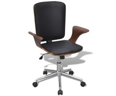 Pasukama Biuro Kėdė, Lenkta Mediena ir Dirbtinė Oda