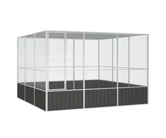 Paukščių narvas, antracito, 302,5x324,5x211,5cm, plienas