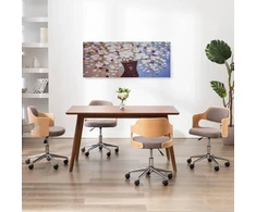Nuotraukų rėmelis Paveikslas ant drobės, įvairių spalvų, 150x60cm, gėlės vazoje