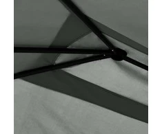 Pavėsinė, antracito spalvos, 3x4x2,6m, 160g/m²