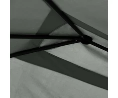Pavėsinė, antracito spalvos, 2,98x5,3x2,59m, 160g/m²