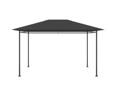 Pavėsinė, antracito spalvos, 384x281x270 cm, 180g/m²