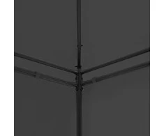 Pavėsinė, antracito spalvos, 600x298x270cm