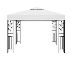 Pavėsinė, baltos spalvos, 3x3m, 180g/m²