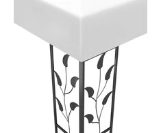 Pavėsinė, baltos spalvos, 3x3m, 180g/m²