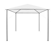 Pavėsinė, baltos spalvos, 3x3x2,9m, 180g/m²
