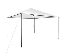 Pavėsinė, baltos spalvos, 4x4x3m, 180 g/m²
