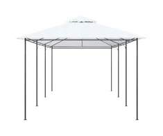 Pavėsinė, baltos spalvos, 600x298x270cm, 180g/m²
