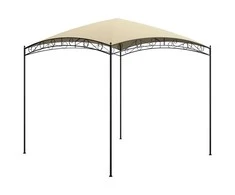 Pavėsinė, kreminės spalvos, 3x3x2,65m, 180 g/m²