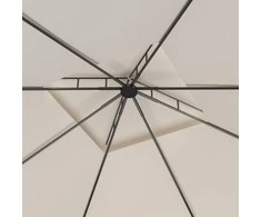 Pavėsinė, kreminės spalvos, 3x3x2,7m, 160g/m²