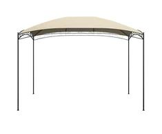 Pavėsinė, kreminės spalvos, 3x4x2,65m, 180 g/m²