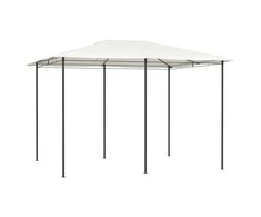 Pavėsinė, kreminės spalvos, 3x4x2,6m, 160g/m²