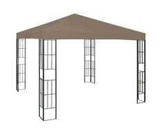 Pavėsinė, taupe spalvos, 3x3m