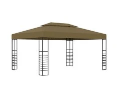 Pavėsinė, taupe spalvos, 3x4m, 180g/m²
