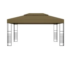 Pavėsinė, taupe spalvos, 3x4m, 180g/m²