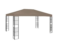 Pavėsinė, taupe spalvos, 4x3m