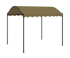 Pavėsinė, taupe spalvos, 4x3x2,6m, 180g/m²