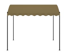 Pavėsinė, taupe spalvos, 4x3x2,6m, 180g/m²