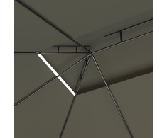 Pavėsinė, taupe spalvos, 4x3x2,7m, 160g/m²