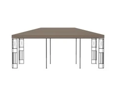 Pavėsinė, taupe spalvos, 6x3m, audinys