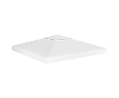 Pavėsinės uždangalas, 2 pakopų, baltas, 3x3m, 310 g/m²