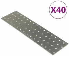 Perforuotos plokštės, 20vnt., 300x80mm, plienas, 2mm