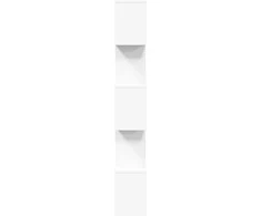 Pertvara/knygų spinta, balta, 70x24x161cm, 5 pakopų