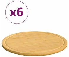 Pjaustymo lentelės, 6vnt., 30x1,5cm, bambukas