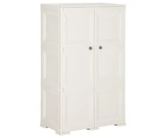 Plastikinė spintelė, angoros, 79x43x125cm, medienos dizaino
