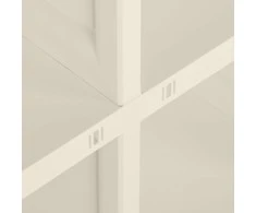Plastikinė spintelė, vanilinė, 79x43x85,5cm, medienos dizaino