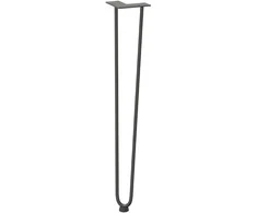 segtukų kojelės konsoliniams staliukams, 4 vnt., antracito spalvos, 72 cm, plieno masyvas
