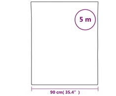 Plėvelė nuo saulės karščio, sidabrinės spalvos, 90x500cm, PVC