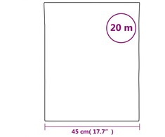 Plėvelė nuo saulės karščio, sidabrinės spalvos, 45x2000cm, PVC