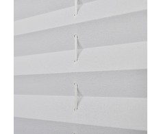 Plisuotos Žaliuzės, 50 x 125 cm, Baltos